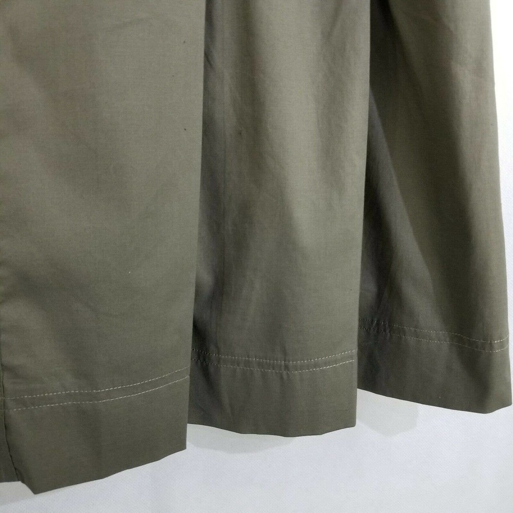 Alexandra Bartlett Olive Green Pleat Skirt Size 10 - Picture 5 of 10